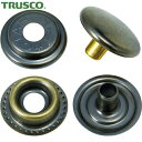 トラスコ TRUSCO ハトメボタン 黒ニッケルメッキ 15mm 10組入り (1Pk) 品番:P-THB15-BKNM(4)