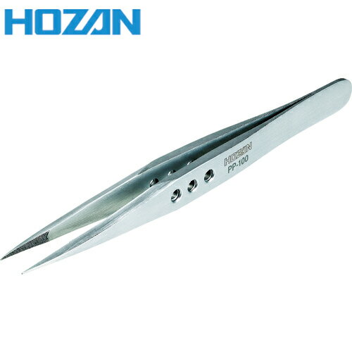 HOZAN(ホーザン) ピンセット 全長125mm (1本) 品番：PP-100