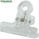 トラスコ TRUSCO ポリカクリップ 38mm 透明(20個入) (1袋) 品番:PC20-TM(3)