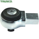 トラスコ TRUSCO ラウンド型ラチェットヘッド 差込角6.35mm 取付サイズ9×12mm (1個) 品番:RRH2-912