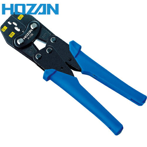 HOZAN(ホーザン) 圧着工具 圧着ペンチ(絶縁閉端子用) (1丁) 品番：P-736