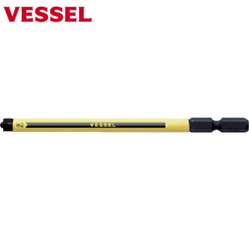 ベッセル VESSEL 段付プラマイビット No.PS162110（PS2×φ5.5×φ6×110） （1本＝1Pk) (1本) 品番：PS162110