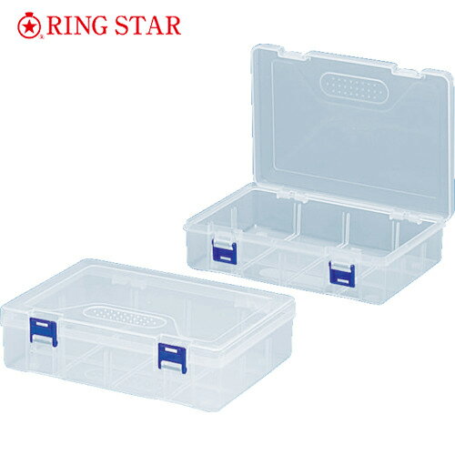 リングスター 工具箱 パーツケース スーパークラブパーツ R-240クリア (1個) 品番：R-240-C