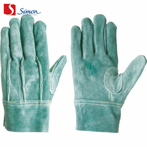 【6/22 20:00〜6/27 01:59迄 ポイント2倍 お買い物マラソン】 シモン 作業手袋 革手袋 牛床革オイル加工手袋 OIL-107 M (1双) 品番：OIL-107 M 作業手袋 牛床手袋 袖なし