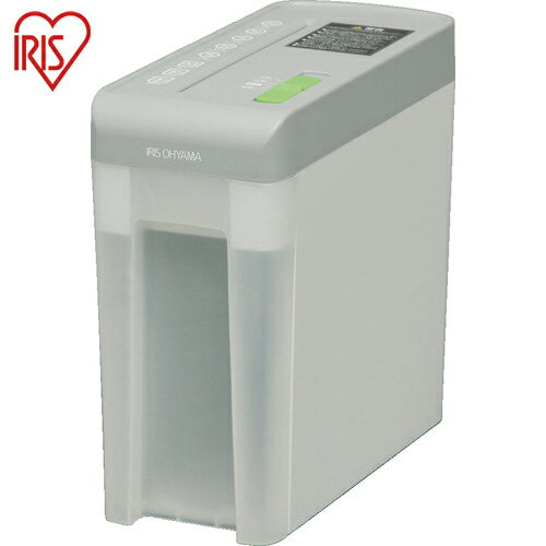 アイリスオーヤマ(IRIS) 520544 シュレッダー グレー/ホワイト (1台) 品番：P5HC-GW