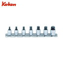 山下工業研究所 Ko-ken コーケン ヘックスビットソケットセット 差込角6.35mm (1S) 品番:RS2010M/7-L25