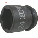HIT ヒット商事 1/2インチ角 インパクトソケット(6角) 17mm (1個) 品番:P4H17