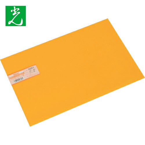 光 ポリスチレン板 オレンジ透明 300×450×0.5mm (1枚) 品番：PS4035-6