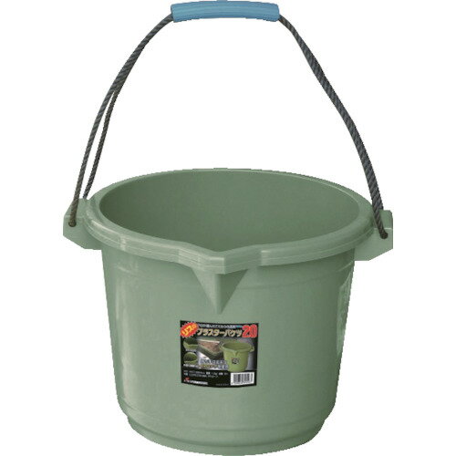 リス興業 土木バケツ プラスターバケツ20L (1個) 品番：PL-B20