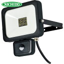 日動工業 NICHIDO LEDセンサーライト フラットセンサーライト 30W 屋外型 2500Lm (1台) 品番:SLS-F30W(3)