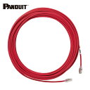 パンドウイット PANDUIT カテゴリ6A細径シールドパッチコード 2m 赤 (1本) 品番:STP28X2MRD
