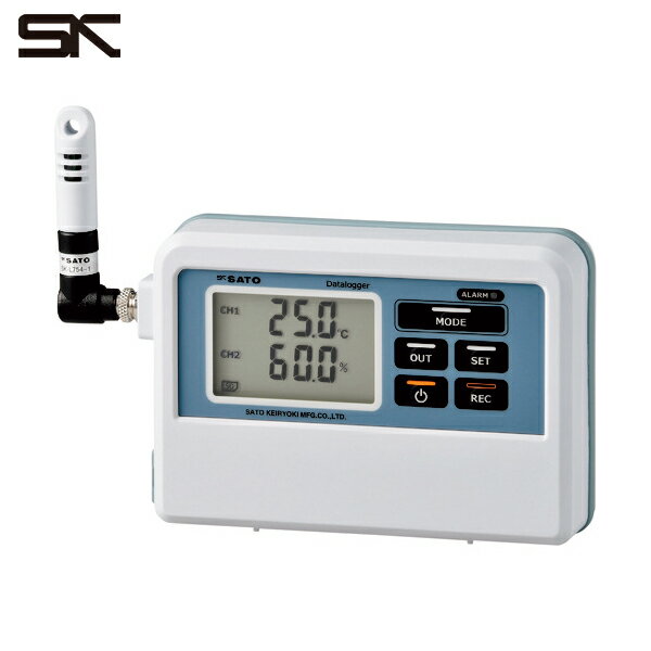 佐藤 温湿度ロガー SK-L754指示計のみ(8870-00) (1台) 品番：SK-L754