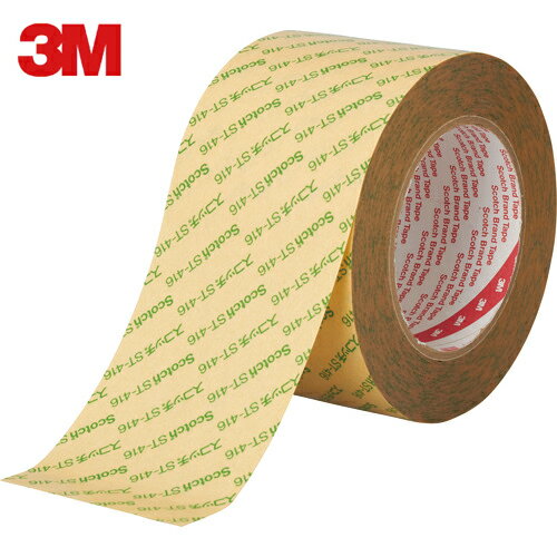 3M(スリーエム) ポリエステル基材両面粘着テープ ST-416P 75mmx30m (1巻) 品番：ST416P 75X30 1P