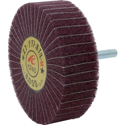 AC イチグチ スコーライトホイルM 軸径6mm #240 外径80×幅25×軸長40 (5個) 品番:SW8025-M-240