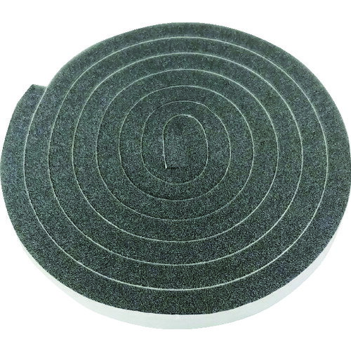 槌屋 すきまテープ すき間テープ ダークグレー 10mm×15mm×2m (1巻) 品番：SKU-001