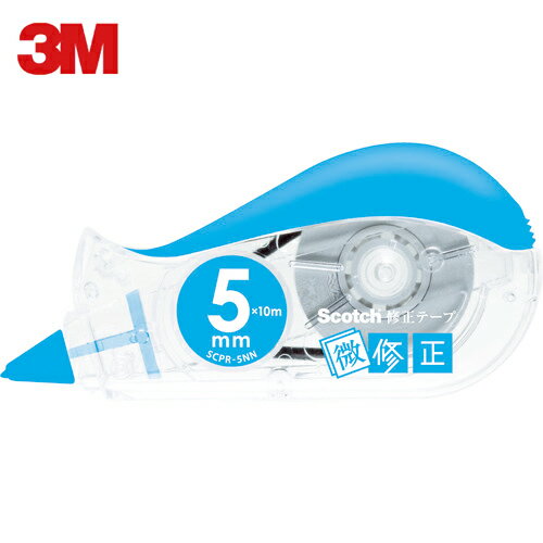 3M スリーエム スコッチ 修正テープ微修正 5mmX10m ブルー (1個) 品番：SCPD-5NN