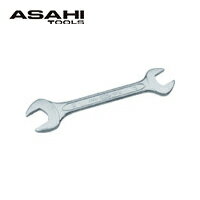 ASH 旭金属工業 日本製 プロ用 JIS規格 クロムメッキ両口スパナ 8mm×10mm (1丁) 品番：SM0810