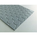 日大工業 ワニ印 塩ビ養生マット コイン グレー 1.3mm厚×920mm×20m巻 (1巻) 品番:003025(2)