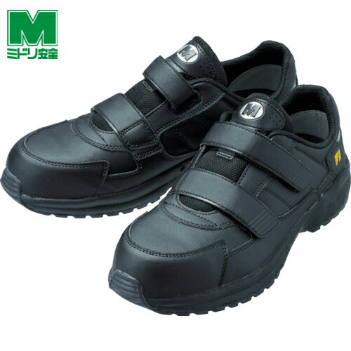 ミドリ安全 静電 超軽量 樹脂先芯入りスニーカーSL-615S 30.0CM (1足) 品番：SL-615S-BK-30.0