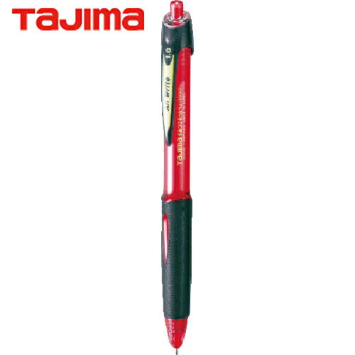 タジマ tajima 建築用ペン すみつけボールペン（1.0mm）All Write 赤 (1本) 品番：SBP10AW-RED
