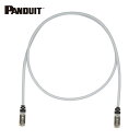 パンドウイット PANDUIT CAT6A/CAT6 シールドパッチコード 0.5m ライトグレー STP6X0.5MIG (1本) 品番:STP6X0.5MI...