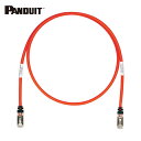 パンドウイット PANDUIT CAT6A/CAT6 シールドパッチコード 0.5m 赤 STP6X0.5MRD (1本) 品番:STP6X0.5MRD