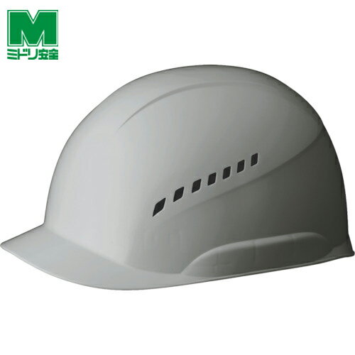 ミドリ安全 ヘルメット 軽作業帽 通気孔付 SCL-300VA グレー (1個) 品番：SCL-300VA-GY