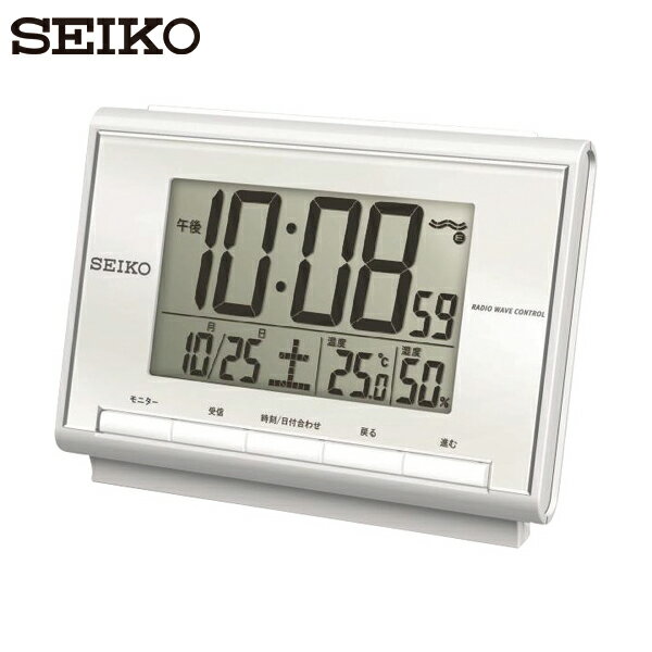 SEIKO(セイコー) 温湿度付き電波時計 (1個) 品番：SQ698S