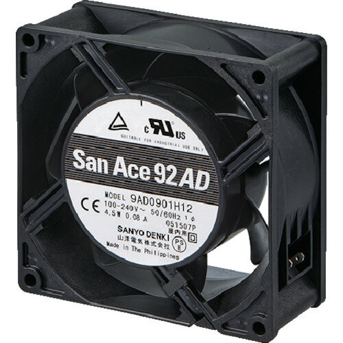 SanAce(山洋電気) ACDCファンセットモデル(92×38mm センサ付) (1台) 品番：ST1-9AD0901H1H