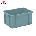 岐阜プラスチック工業 リス ボックス型コンテナ 236131 ST型コンテナーST-17C グレー (1個) 品番:ST-17C GY