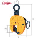 SUPERTOOL スーパーツール タテ吊クランプ 自在型ロックハンドル式 細目仕様 基本使用荷重1t (1台) 品番:SVC1EN