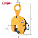 SUPERTOOL スーパーツール タテ吊クランプ ロックハンドル式 細目仕様 基本使用荷重1t クランプ範囲0~25mm (1台) 品番:SVC1HN