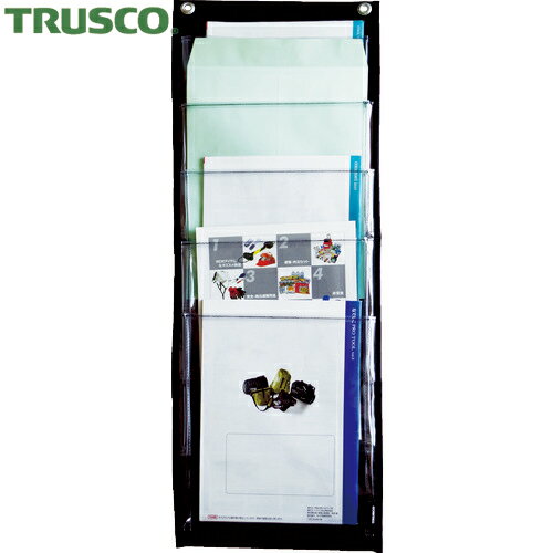 トラスコ TRUSCO シートポケット 角2 5ポケット用 (1枚) 品番：SP-A45