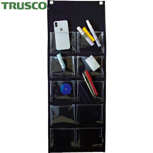 トラスコ TRUSCO シートポケット 中サイズ10ポケット (1枚) 品番：SPM-M10