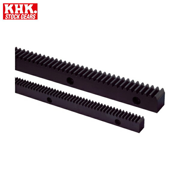 KHK 取付穴加工ラック SRFD3-1500 並歯 (1個) 品番：SRFD3-1500