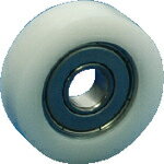 トラスコ TRUSCO 樹脂ベアリング Eシリーズ フラットタイプ軸穴 外径35mm (1個) 品番：TEFH3508