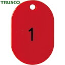 TRUSCO(トラスコ) 番号入小判札 小 45X3