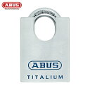 ABUS(アバス) シャックルガード付シリンダー南京錠 TITALIUM 96CSTI/60 (1個 ...