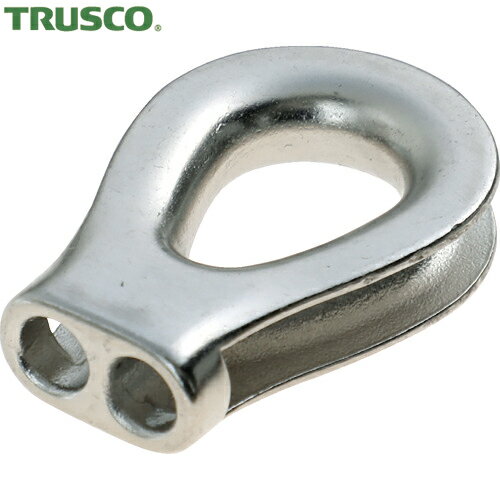 TRUSCO(トラスコ) ロープシンブル 使用ロープ径6mm (1個) 品番：TKRS-6