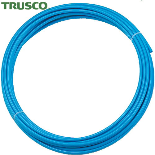 TRUSCO(トラスコ) ポリウレタンチューブ 12X8.0mm 10m巻 青 (1巻) 品番：TEN-12-10-B