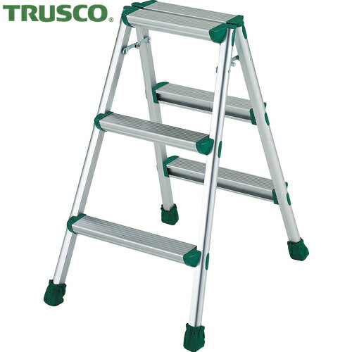 トラスコ TRUSCO アルミ製踏台 軽作業用・脚カバー付 3段 (1台) 品番：TAF-3