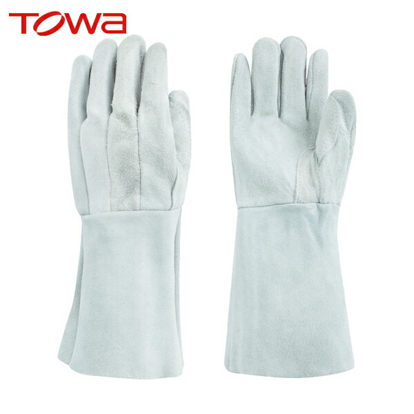 トワロン 溶接用手袋 牛床革5本指 W-335(内縫い) (1双) 品番:460-W335UCHI