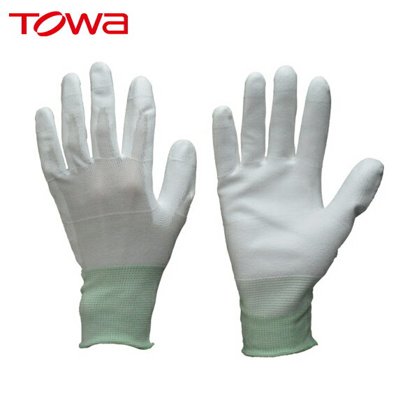 東和 トワロン 作業手袋 ウレタン背抜き手袋 クリーン背抜き LL (10双入) (1袋) 品番:100-10P-LL 作業用手袋 すべり止め ウレタン 背抜き...