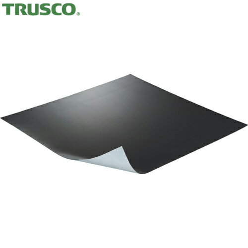 トラスコ TRUSCO マグネットシート のり付 t0.6mm×250mmx300mm (1枚) 品番：TMGNK06-250300