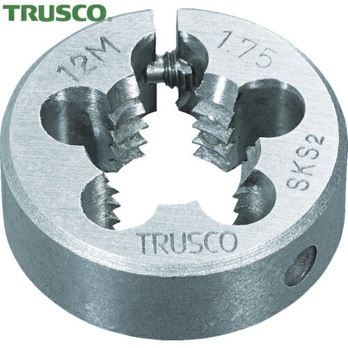 TRUSCO(トラスコ) 丸ダイス 細目 75径 M33X2.0(SKS) (1個) 品番：T75D-33X2.0