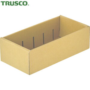 TRUSCO(トラスコ) ダンボール製 デスク内整理ボックス M 102X207X62mm (1個) 品番：TDSBX-2