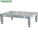 トラスコ TRUSCO 連結式アルミステップ(凸板タイプ)900X600 高さ300〜330 (1台) 品番:TASP-96G