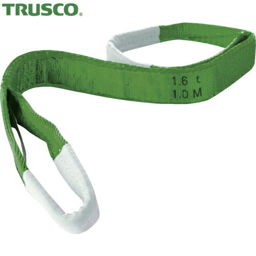 TRUSCO(トラスコ) ベルトスリング わかるスリング (両端アイ形)50mmX1.0m (1本) 品番：TBS3E50-10