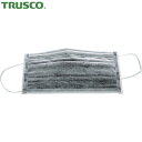 トラスコ TRUSCO 一般作業用活性炭入マスク(耳掛けタイプ)4層 フリーサイズ (50枚入) (1箱) 品番:TEM4C-50(4)