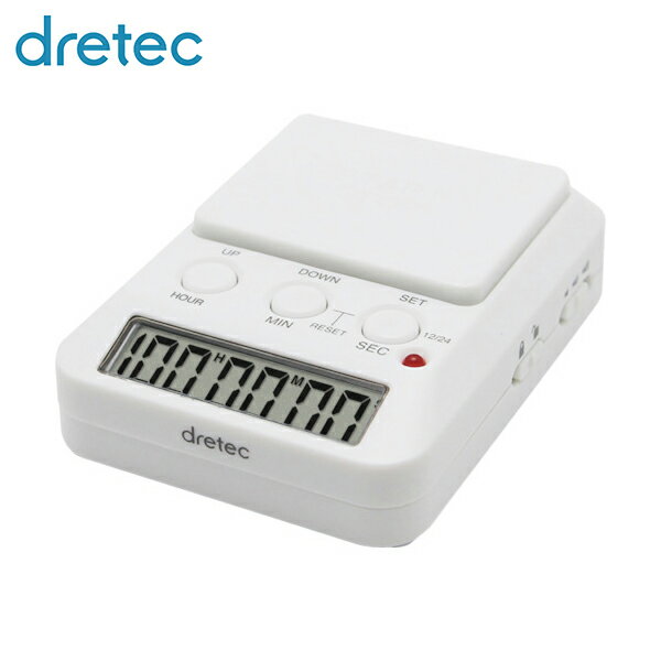 ドリテック dretec タイムアップ2 ホワイト (1個) 品番：T-580WT